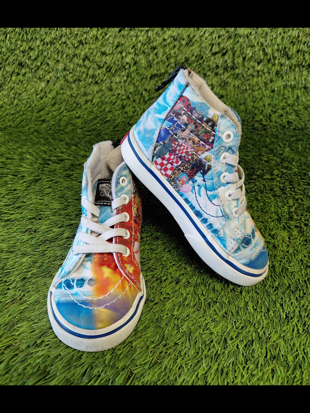 Vans SK8-Hi Top One Piece Toddler Size 7  Toei Anime Skate Limited Preowned